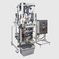 QuickPouch Vertical ACS Plus (first generation) Form Fill Seal Pouch Machine with 4 Up Liquid Fill